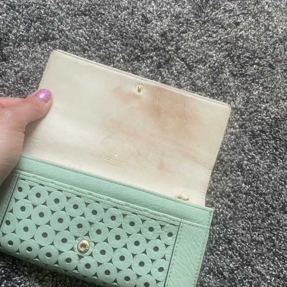Kate Spade wallet- mint color - Picture 6 of 6